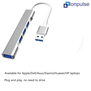 USB HUB hub /USB3.0 to USB3.0, supports USB interface computer/mouse/keyboard/card reader (silver)